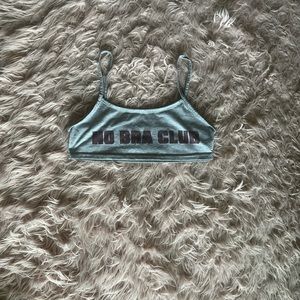 NO BRA CLUB tank top